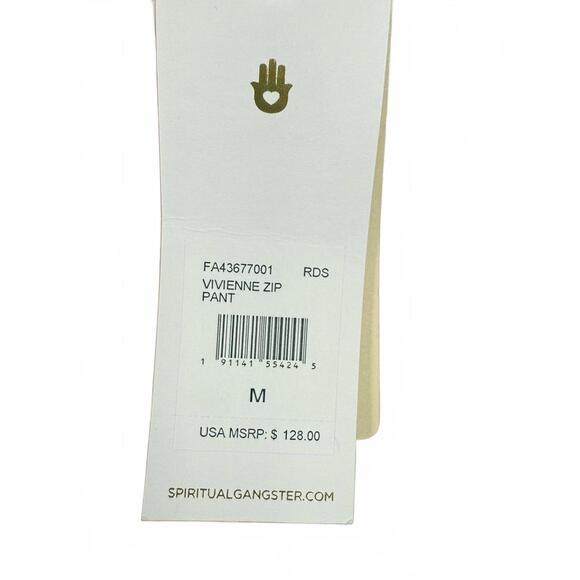 Spiritual Gangster Vivienne Zip Pant in Redstone - M - Picture 8 of 9